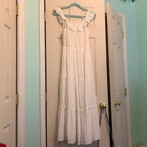 White sun dress